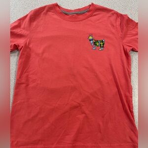 Goat USA kids tshirt peach color size youth large